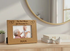 Best Mums Get Promoted To Nan Wooden Photo Frame Gift Nan Photo Frame ukgiftstoreonline