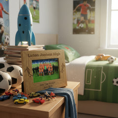Football Team Award Gift Personalised Engraved Wooden Photo Frame Photo Frame ukgiftstoreonline