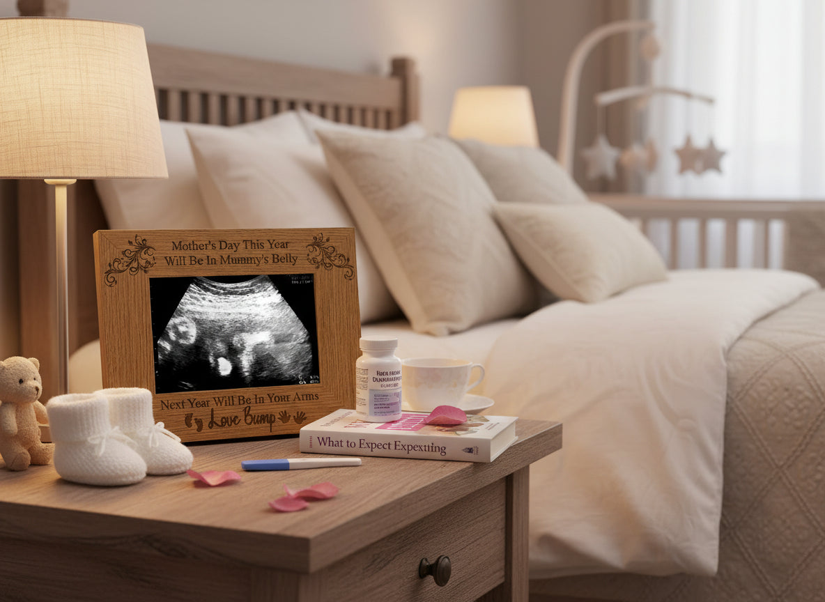 For Mum To Be Wooden Baby Scan Photo Frame Mothers Day Gift Baby Photo Frame ukgiftstoreonline