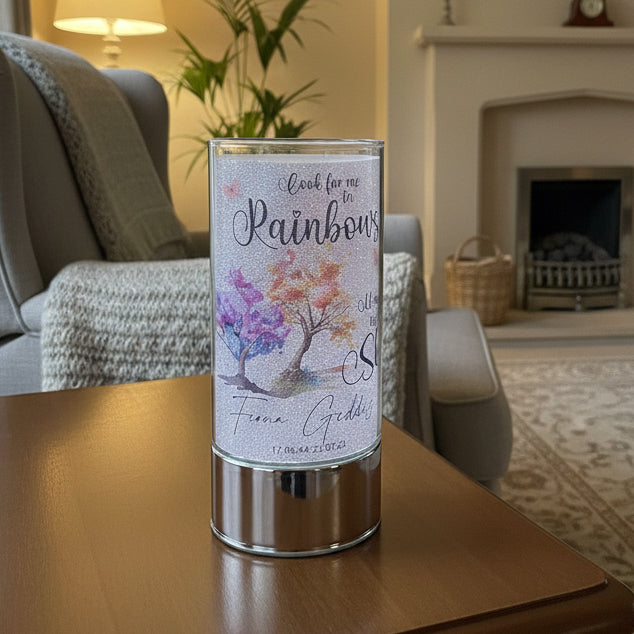 Personalised Memorial Remembrance Light Rainbows In The Sky Personalised Lights ukgiftstoreonline