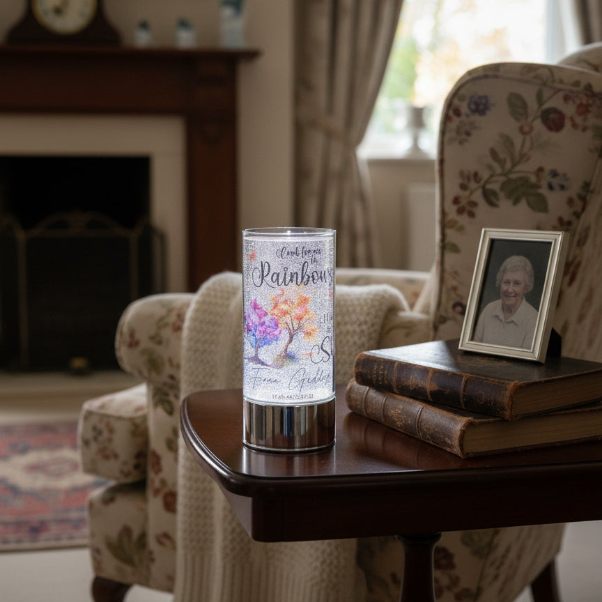 Personalised Memorial Remembrance Light Rainbows In The Sky Personalised Lights ukgiftstoreonline
