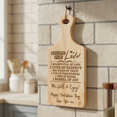 Personalised Recipe for Love Chopping Board For Kitchen Decoration chopping Board ukgiftstoreonline