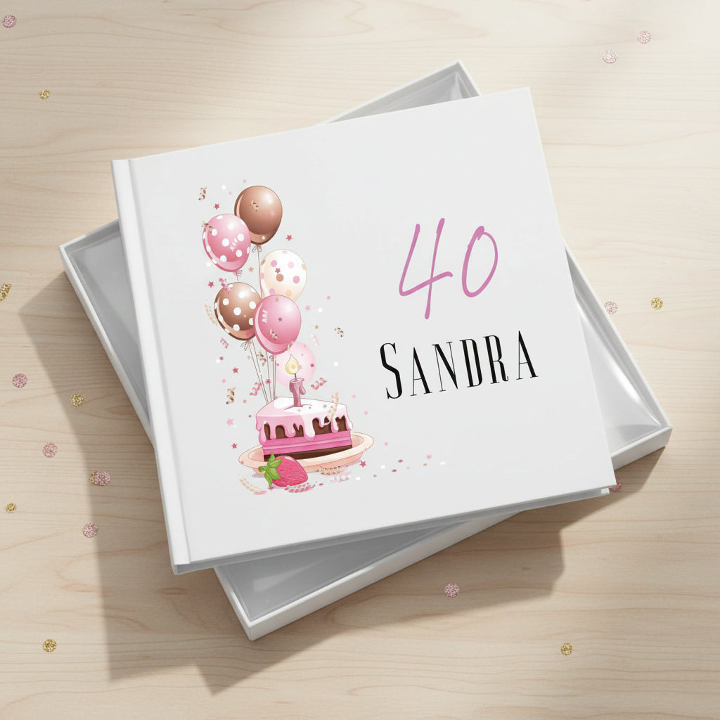 Personalised 40th Birthday Gifts for Her photo album personalised photo album ukgiftstoreonline