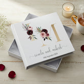Personalised Initials Wedding Photo Album Gift for Couple 6x4" Gift Boxed wedding photo album ukgiftstoreonline