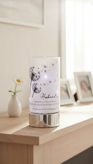Personalised Husband In Loving Memory Led Lamp With Dandelions Sympathy Gift Personalised Lights ukgiftstoreonline