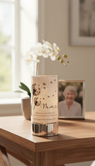 Personalised Mum In Loving Memory Led Lamp With Dandelions Sympathy Gift Personalised Lights ukgiftstoreonline