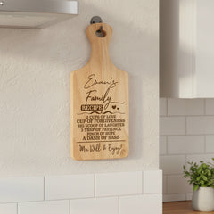 Personalised Family Rules Love Chopping Board For Kitchen Decoration chopping Board ukgiftstoreonline