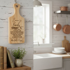 Personalised Family Rules Love Chopping Board For Kitchen Decoration chopping Board ukgiftstoreonline