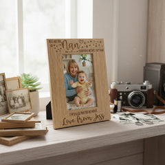 Personalised You Are The Nan Photo Frame Portrait Engraved Oak Wood Finish Nan Photo Frame ukgiftstoreonline