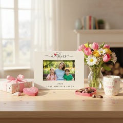 Personalised White Happy Mothers Day Photo Frame Gift Photo Frame ukgiftstoreonline