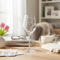 Mum Boss Sentiment Personalised Engraved Wine Glass Personalised Wine Glasses ukgiftstoreonline