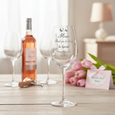 Thank you Mum Gift Personalised Engraved Wine Glass For Mothers Day, Birthday or Christmas Personalised Wine Glasses ukgiftstoreonline