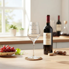 Teachers Gift End of Term Teacher's Engraved Wine Glass Personalised Wine Glasses ukgiftstoreonline