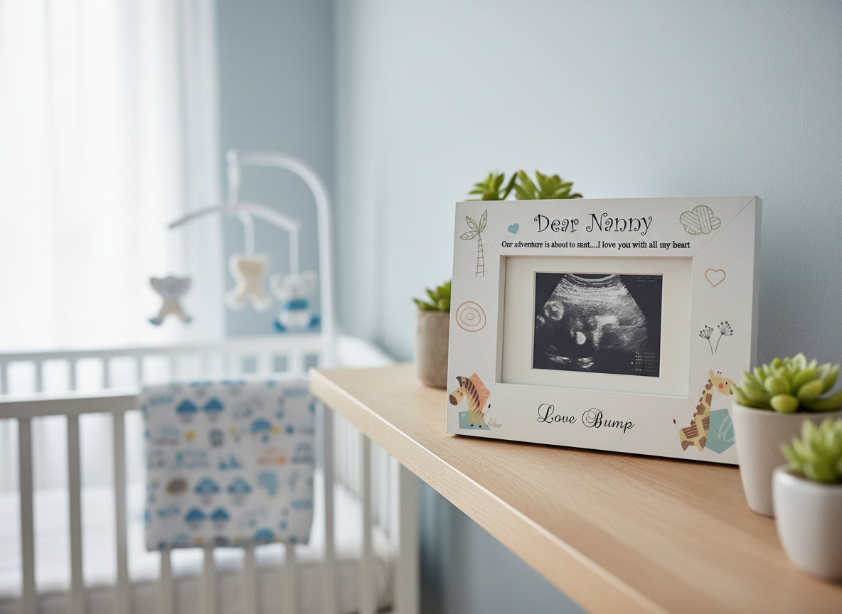 Baby Announcement Nanny to be Scan Photo Frame Gift Baby Photo Frame ukgiftstoreonline
