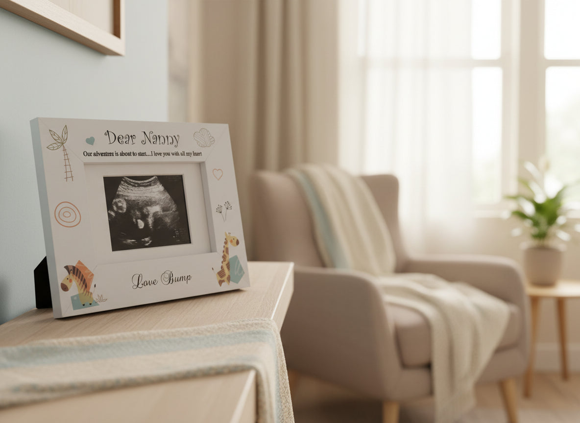 Baby Announcement Nanny to be Scan Photo Frame Gift Baby Photo Frame ukgiftstoreonline