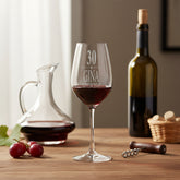 Personalised Any Age Birthday Gift Engraved Wine Glass Boxed 18th 21st 30th 40th 50th 60th 70th 80th