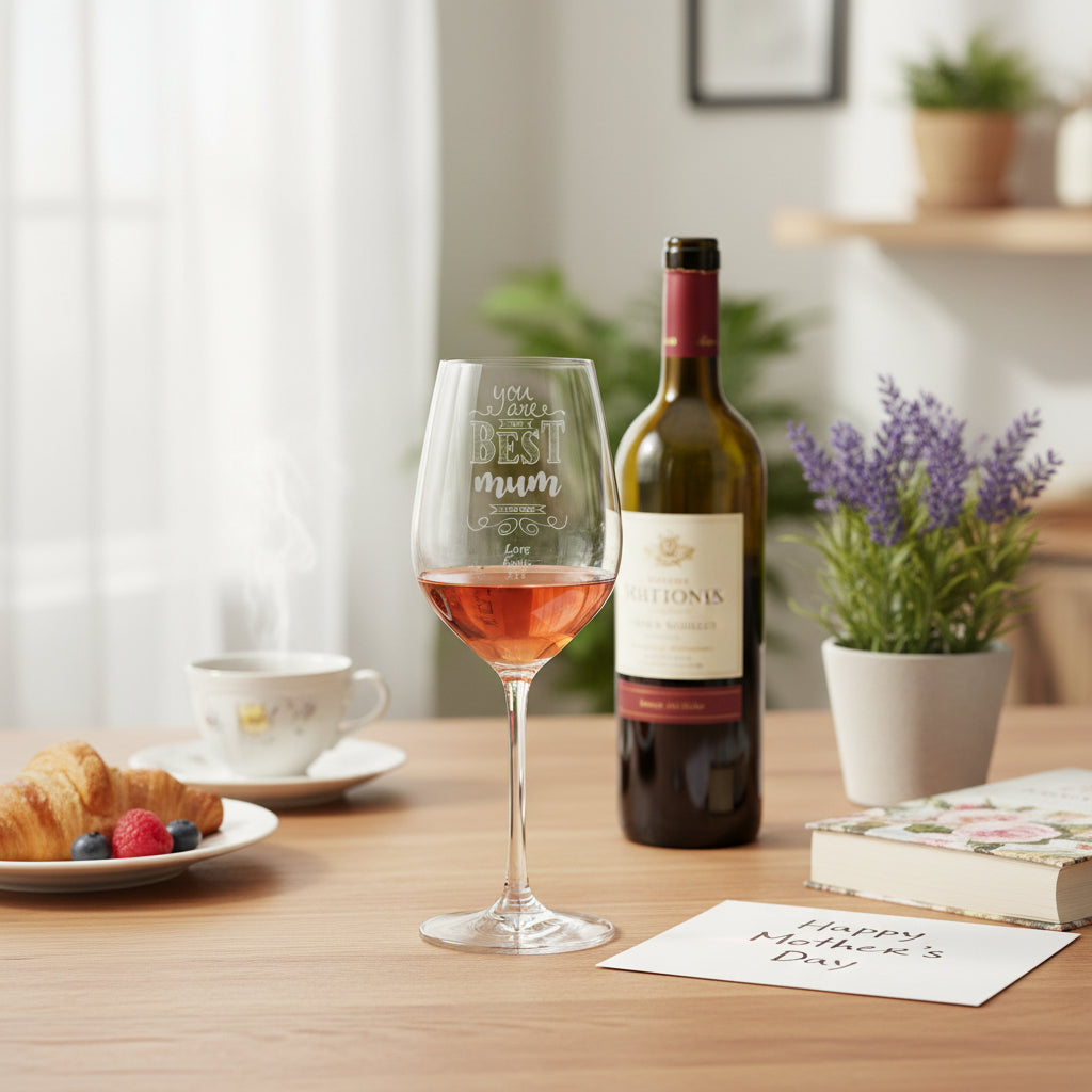 Gift For Mum Personalised Engraved Wine Glass With sentiment Personalised Wine Glasses ukgiftstoreonline