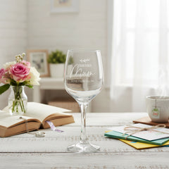 Personalised Fabulous Mum Engraved Wine Glass Gift with Sentiment Personalised Wine Glasses ukgiftstoreonline