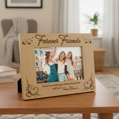 Friends Forever Wooden Photo Frame Gift Friends Photo album ukgiftstoreonline