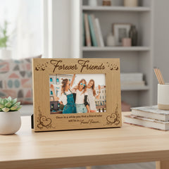 Friends Forever Wooden Photo Frame Gift Friends Photo album ukgiftstoreonline