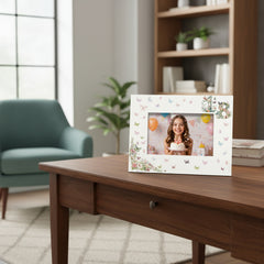 18th Birthday Photo Picture Frame Gift For Her With Butterflies and Flowers Photo Frame ukgiftstoreonline