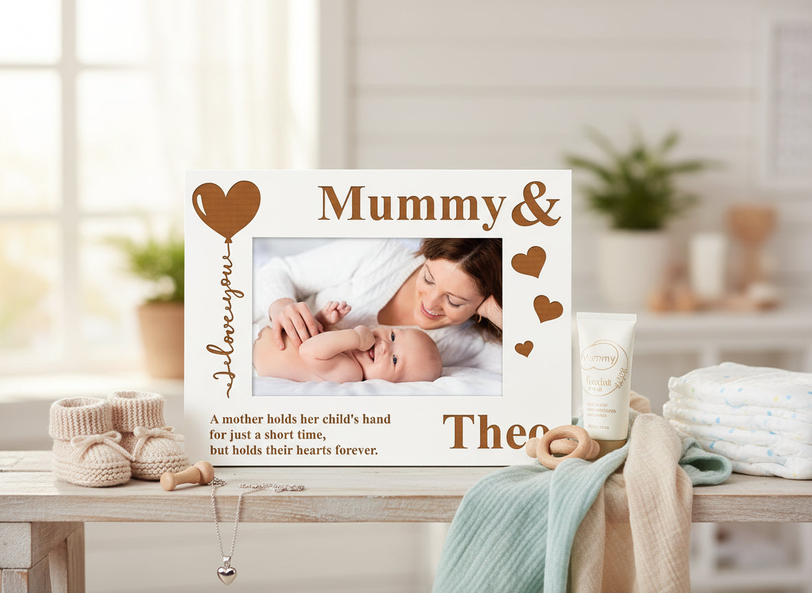 Personalised Mum and Son Or Daughter Love Picture Photo Frame Gift Photo Frame ukgiftstoreonline