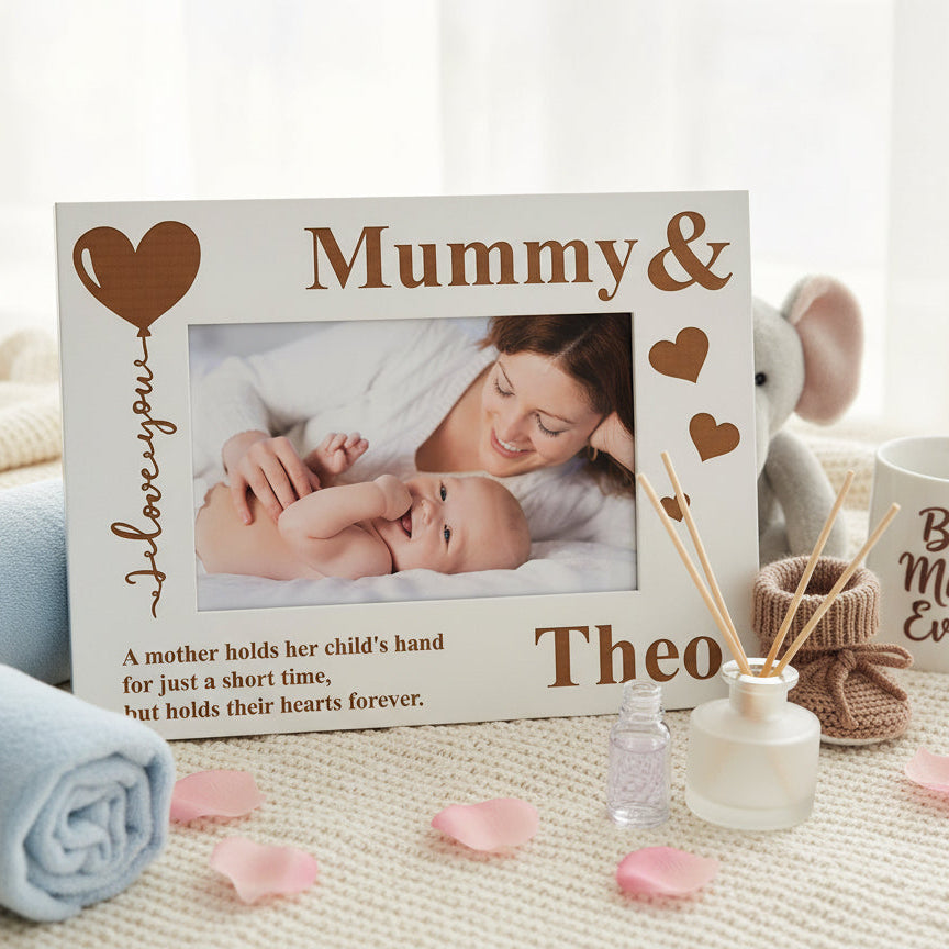 Personalised Mum and Son Or Daughter Love Picture Photo Frame Gift Photo Frame ukgiftstoreonline