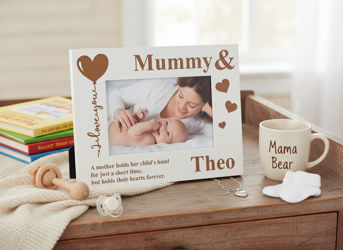 Personalised Mum and Son Or Daughter Love Picture Photo Frame Gift Photo Frame ukgiftstoreonline
