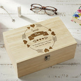 Personalised Mum Large Engraved wooden Keepsake Box Gift Keepsake Box ukgiftstoreonline