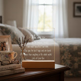 Personalised Mum Sentiment LED Night Lamp Keepsake Gift For Any Occasion Personalised Lights ukgiftstoreonline