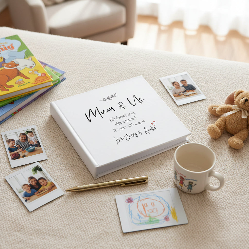 Personalised Mothers Day Birthday Photo Album Gift Mum & Us Photo Album ukgiftstoreonline