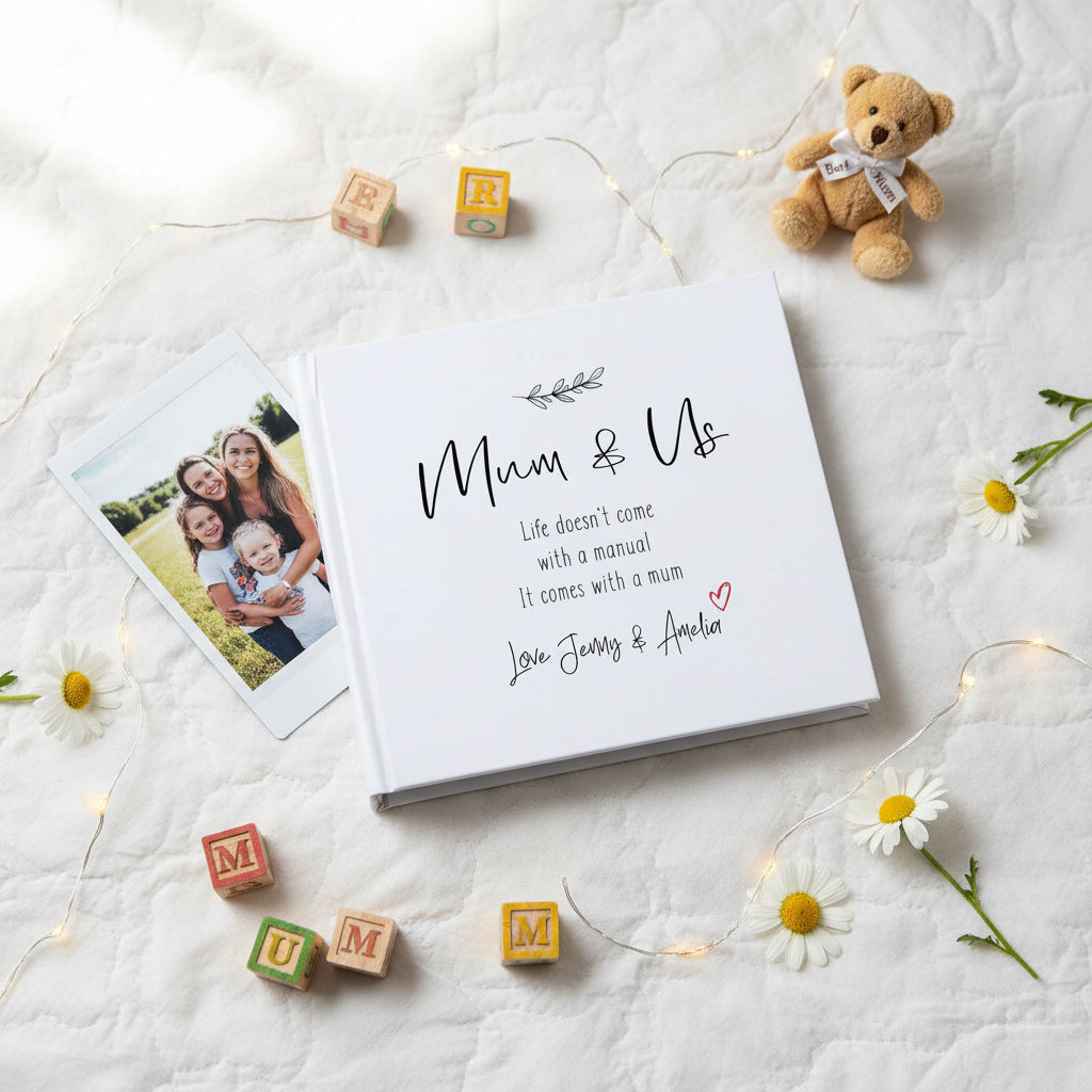 Personalised Mothers Day Birthday Photo Album Gift Mum & Us Photo Album ukgiftstoreonline