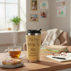Personalised Mum Tea or Coffee Engraved Bamboo Travel Mug Gift