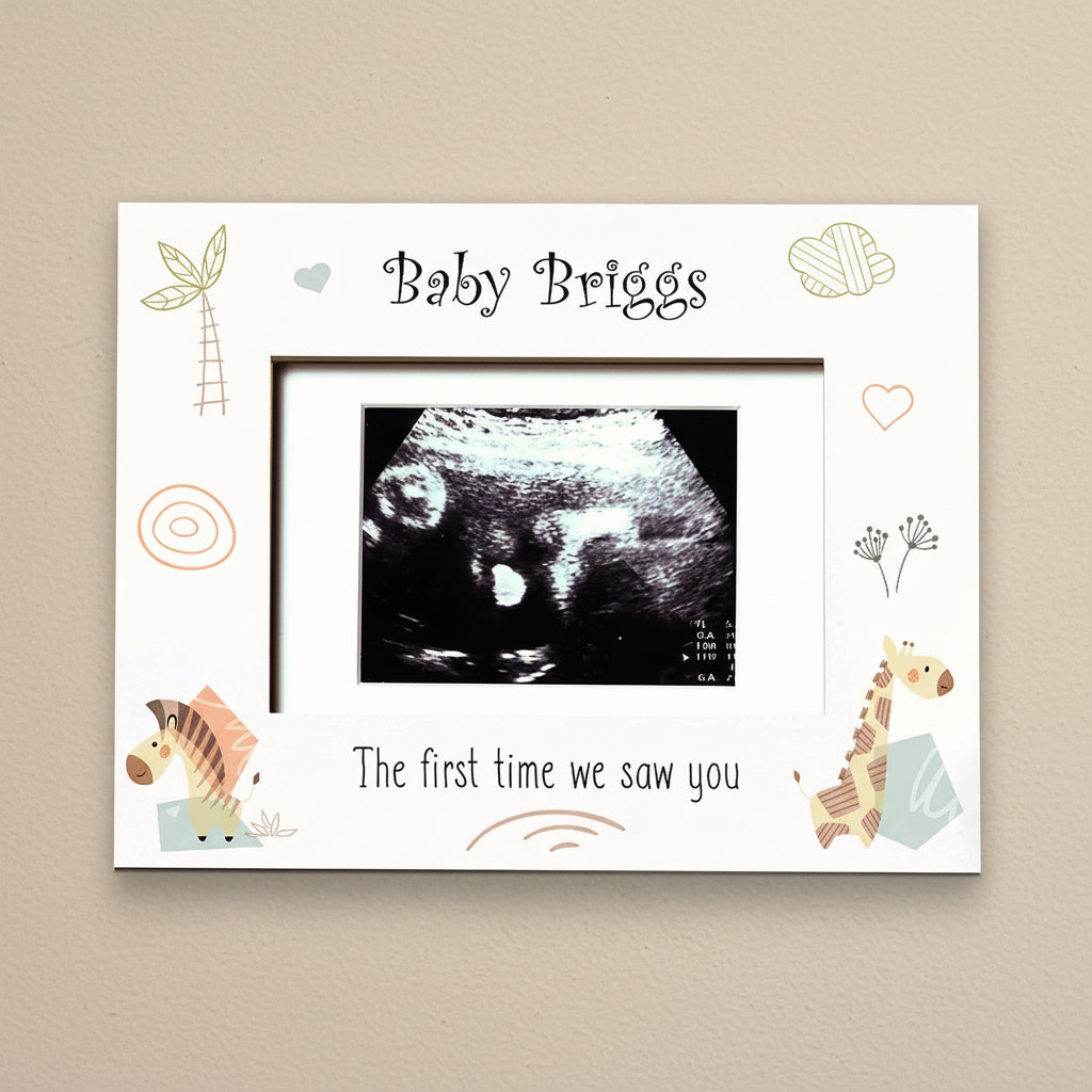 Personalised Baby Scan Photo Frame Gift The First Time We Saw You Baby Photo Frame ukgiftstoreonline