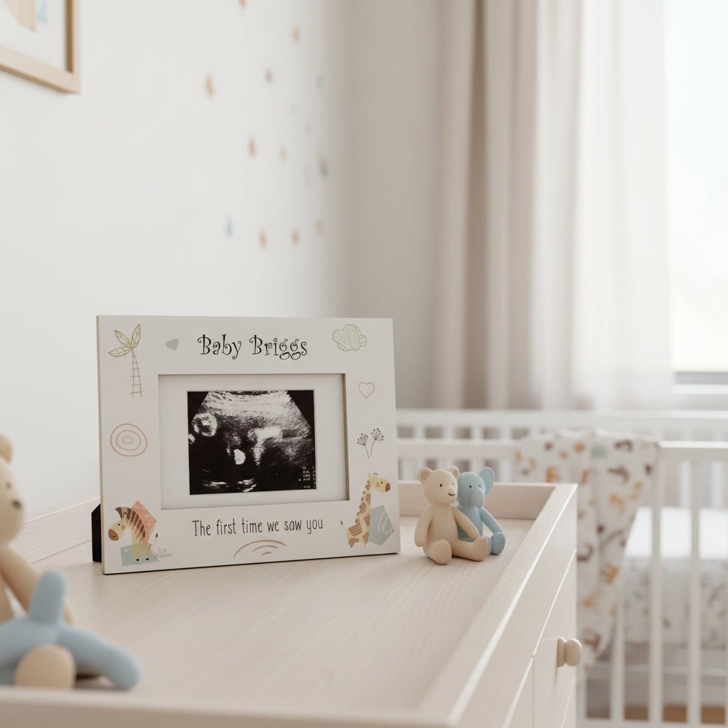 Personalised Baby Scan Photo Frame Gift The First Time We Saw You Baby Photo Frame ukgiftstoreonline