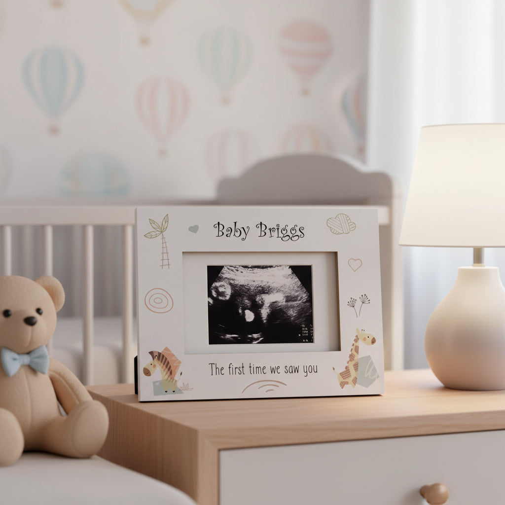 Personalised Baby Scan Photo Frame Gift The First Time We Saw You Baby Photo Frame ukgiftstoreonline