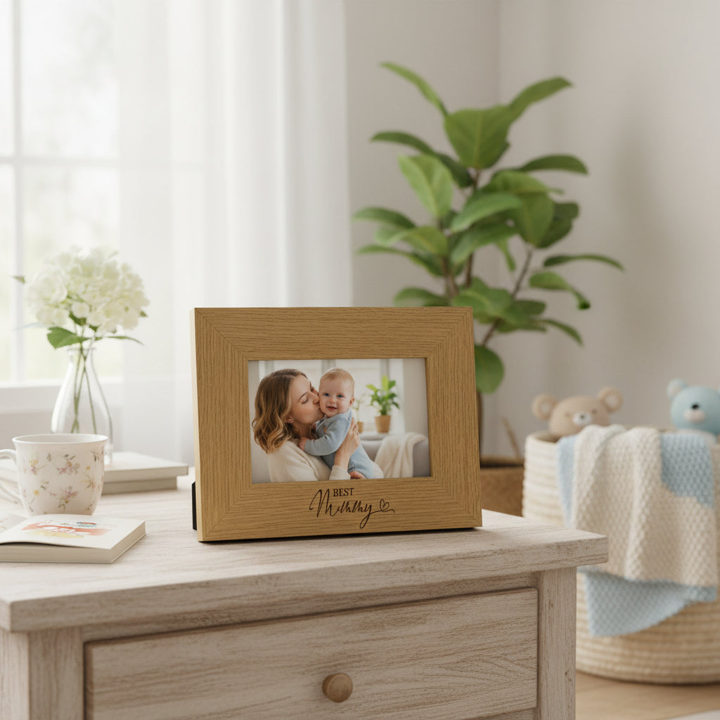 Best Mummy Landscape Engraved Wooden Photo Frame Gift Mummy Photo Frame ukgiftstoreonline