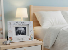 Baby Announcement Sister to be Scan Photo Frame Gift Baby Photo Frame ukgiftstoreonline