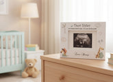 Baby Announcement Sister to be Scan Photo Frame Gift