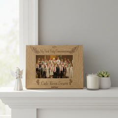 Boys First Holy Communion Personalised Engraved Photo Frame Gift