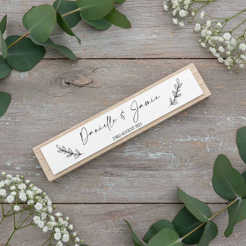 Personalised Vintage Style Wooden Wedding Certificate Holder Gift Keepsake Wedding Certificate Holder ukgiftstoreonline