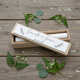 Personalised Vintage Style Wooden Wedding Certificate Holder Gift Keepsake Wedding Certificate Holder ukgiftstoreonline