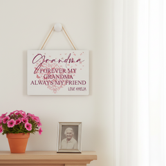Personalised Grandma Sentiment Keepsake Plaque Gift Personalised Plaque Sign ukgiftstoreonline