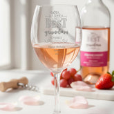 Gift For Grandma Personalised Engraved Wine Glass Personalised Champagne Glasses ukgiftstoreonline