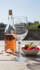 Gift For Grandma Personalised Engraved Wine Glass Personalised Champagne Glasses ukgiftstoreonline