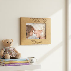 Personalised First Mothers Day as a Nanny Photo Frame Landscape Photo Frame ukgiftstoreonline