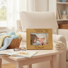 Personalised First Mothers Day as a Nanny Photo Frame Landscape Photo Frame ukgiftstoreonline