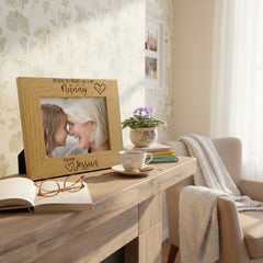 Personalised First Mothers Day as a Nanny Photo Frame Landscape Photo Frame ukgiftstoreonline