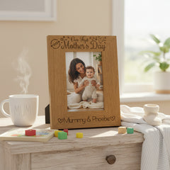 Personalised First Mother’s Day Photo Frame – Mum Photo Frame – Gift from Daughter or Son Photo Frame ukgiftstoreonline