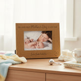 Wooden Personalised On Our First Mothers Day Landscape Engraved Photo Frame Photo Frame ukgiftstoreonline